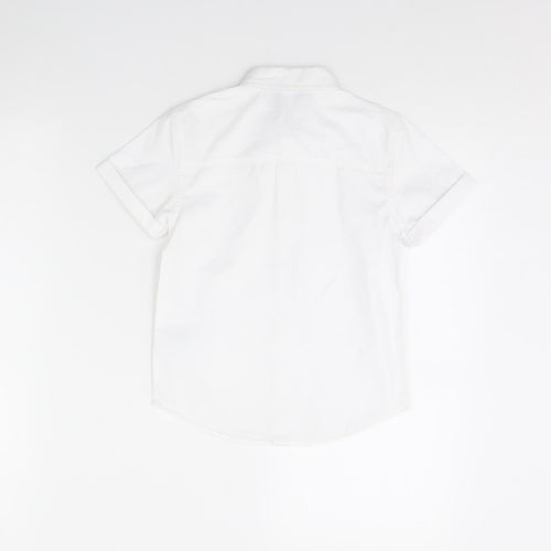 Primark Boys White   Basic Button-Up Size 5 Years
