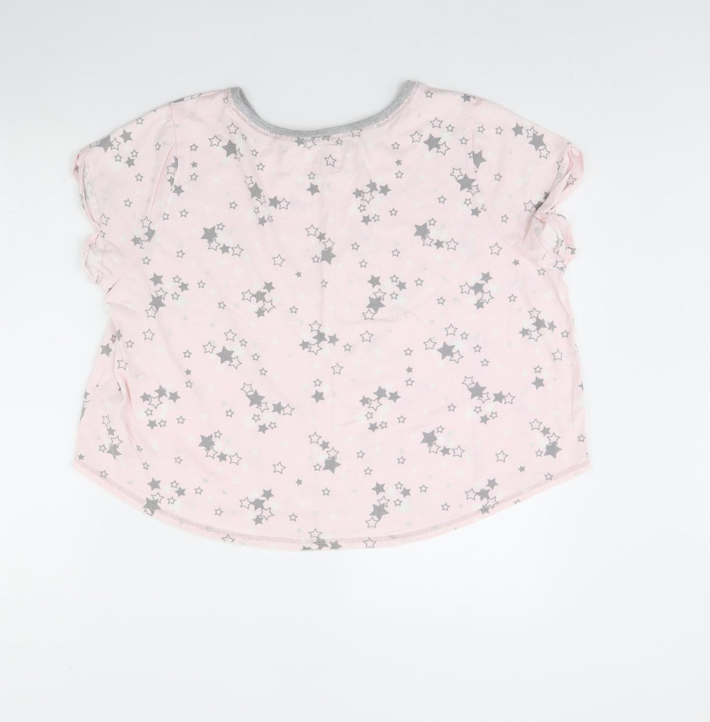 Time to Dream Womens Pink Solid  Cami Pyjama Top Size L