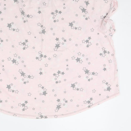 Time to Dream Womens Pink Solid  Cami Pyjama Top Size L