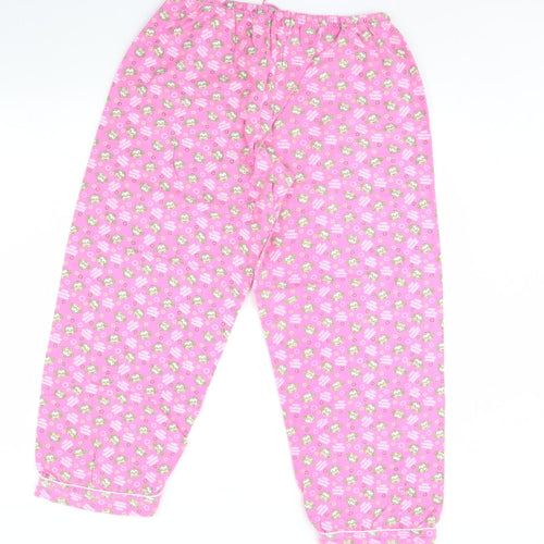 Secret Posessions Womens Pink Animal Print  Cami Pyjama Pants Size 14  - Monkey