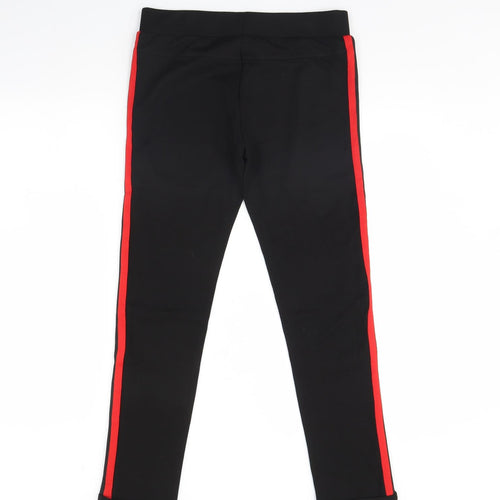 europa Womens Black   Capri Leggings Size L L28 in