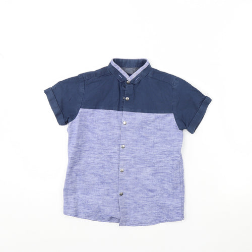 NEXT Boys Blue   Basic Button-Up Size 6 Years