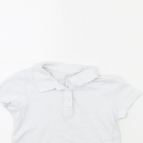 Smart start Girls White   Basic Polo Size 6 Years