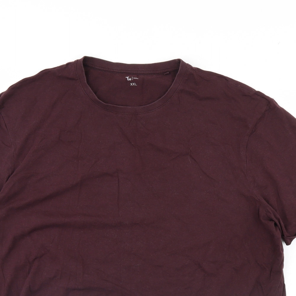 TU Mens Pink    T-Shirt Size 2XL