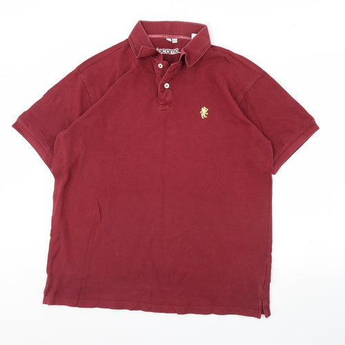 Jacamo Mens Red    Polo Size L