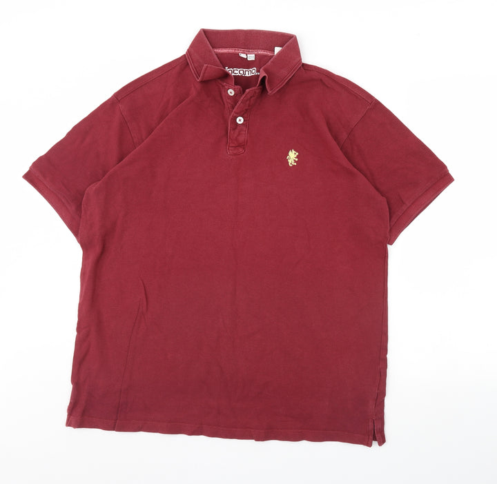 Jacamo Mens Red Polo Size L