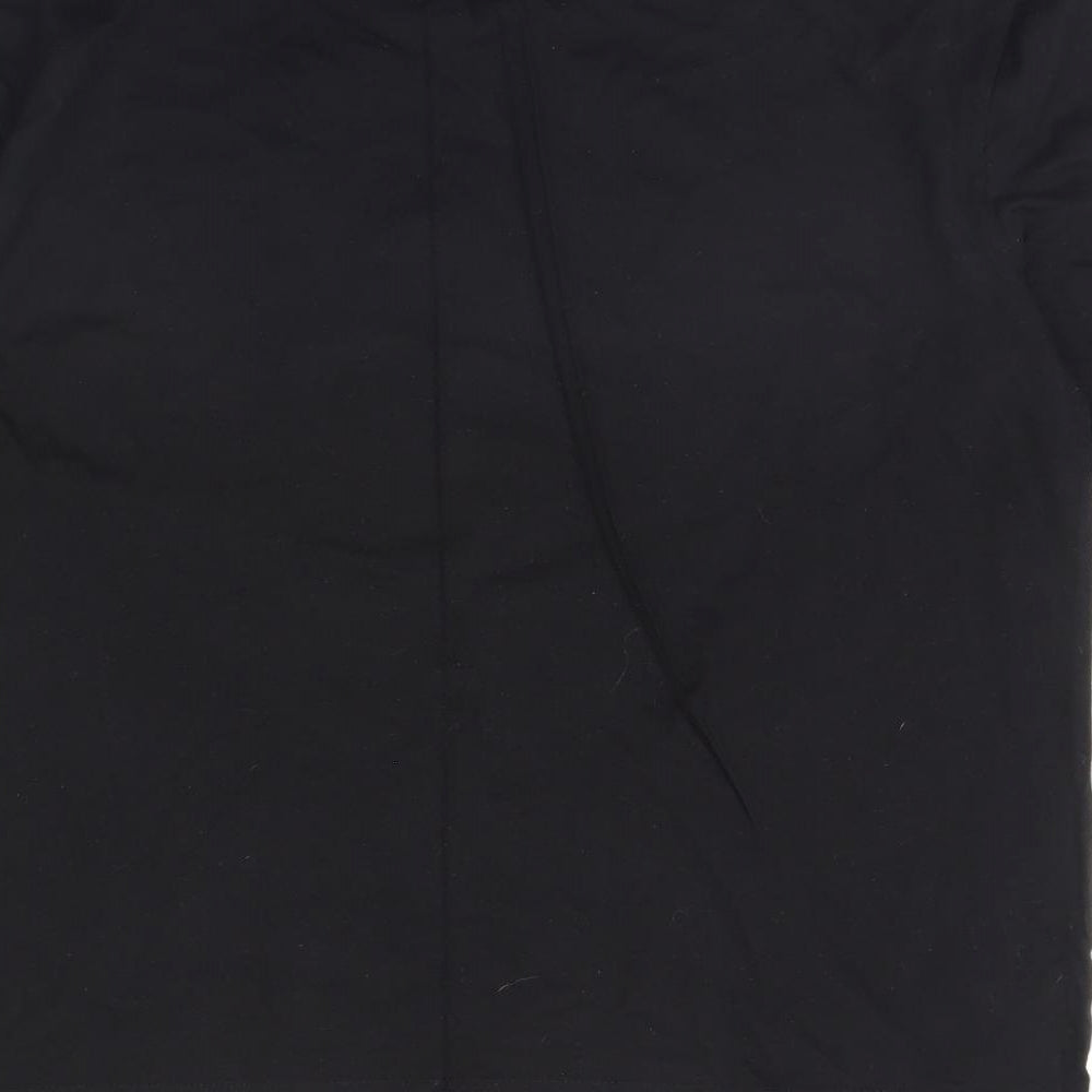 Preworn Mens Black    T-Shirt Size L  - Keep calm and