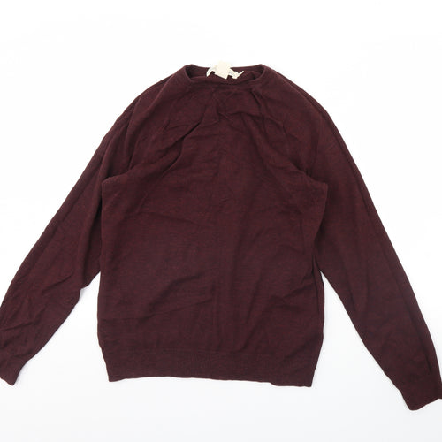 H&M Mens Brown   Pullover Jumper Size M