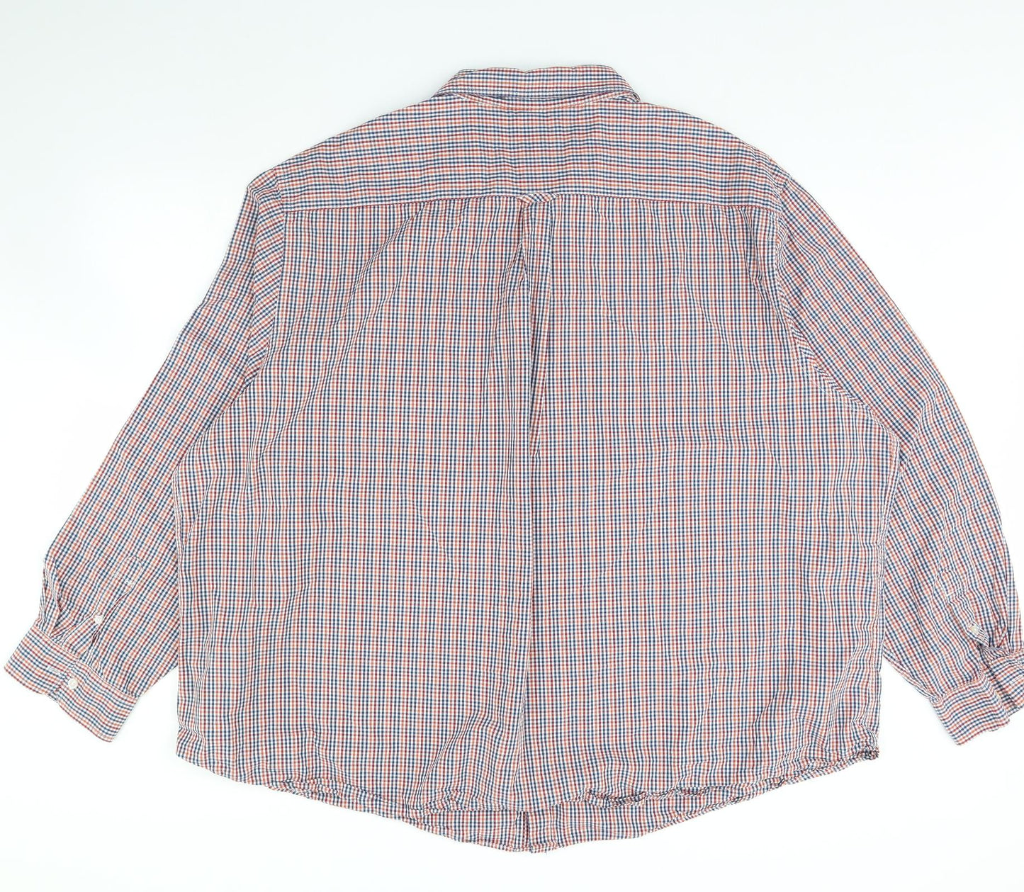 Maine Mens Red Check   Dress Shirt Size XL