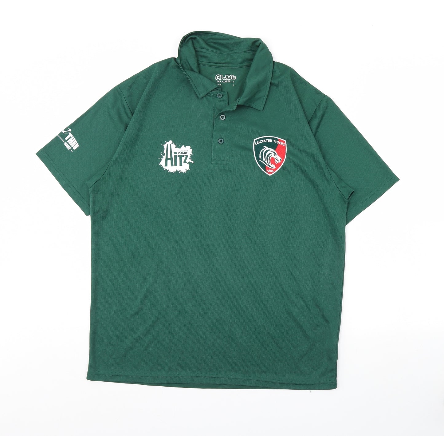 AWD Mens Green    Polo Size L