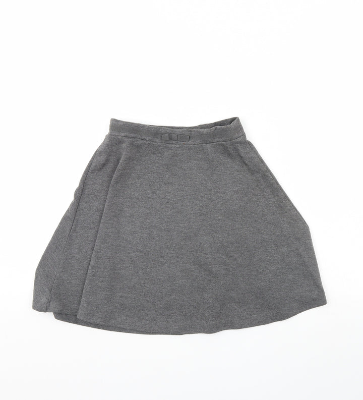 Back To School Girls Grey   Flare Skirt Size 7 Years
