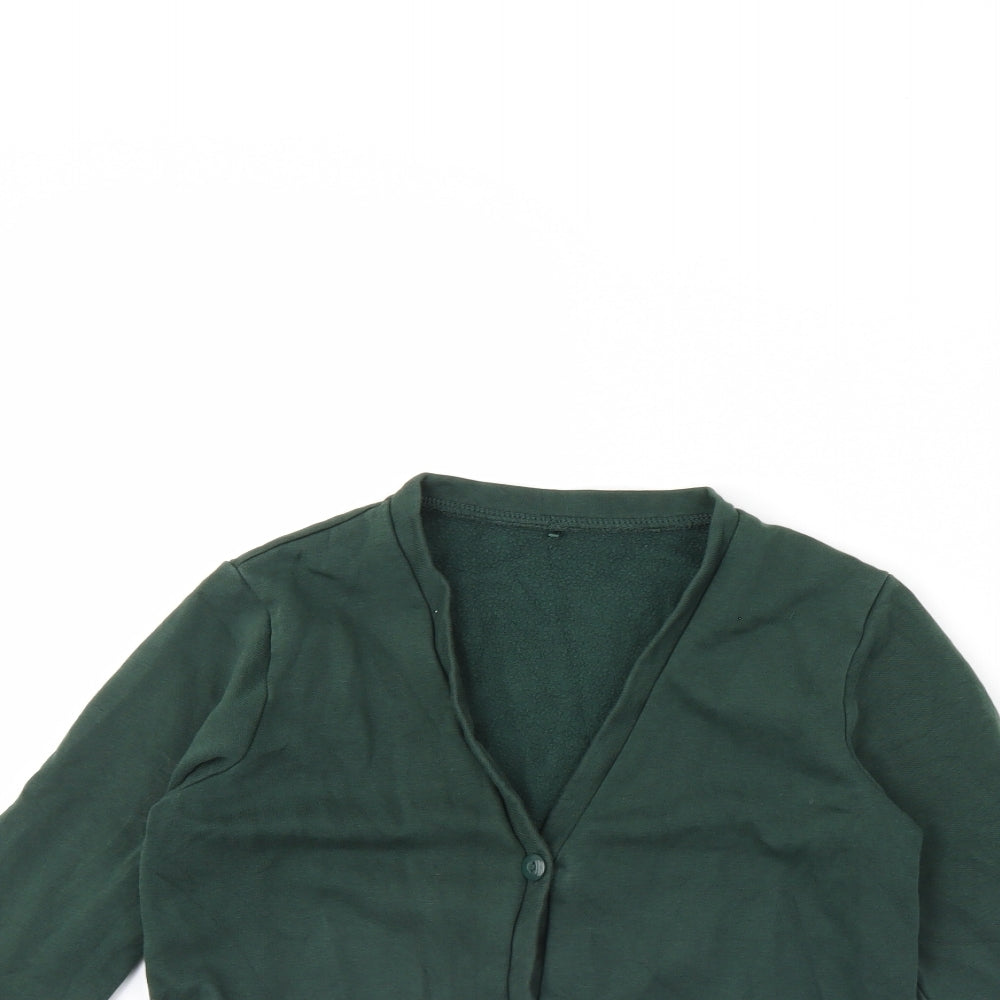George Girls Green   Cardigan Jumper Size 9 Years