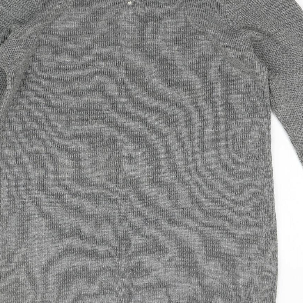 Dorothy Perkins Womens Grey   Jumper Dress  Size 14