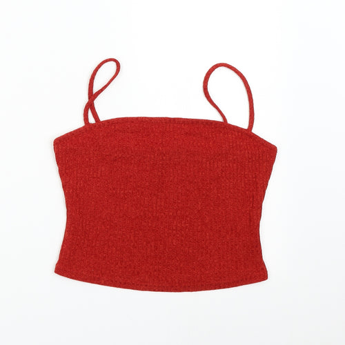 SheIn Womens Red   Cropped Tank Size L