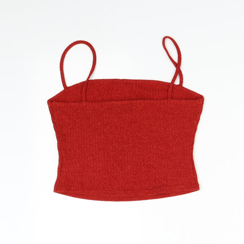 SheIn Womens Red   Cropped Tank Size L
