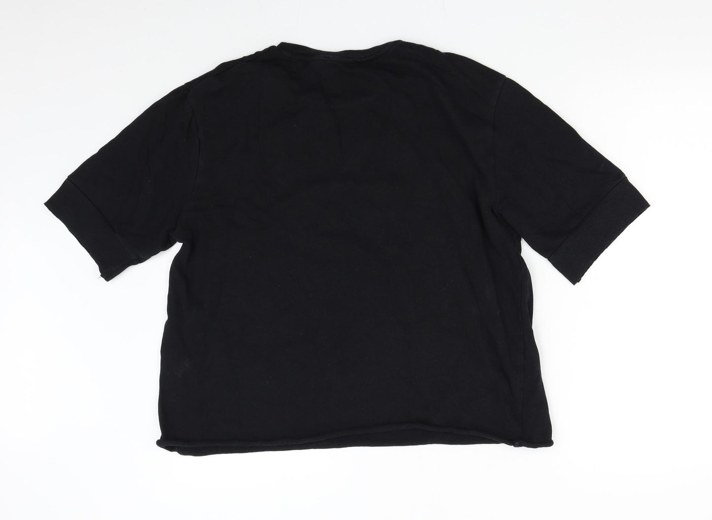 Zara Womens Black   Pullover Sweatshirt Size M