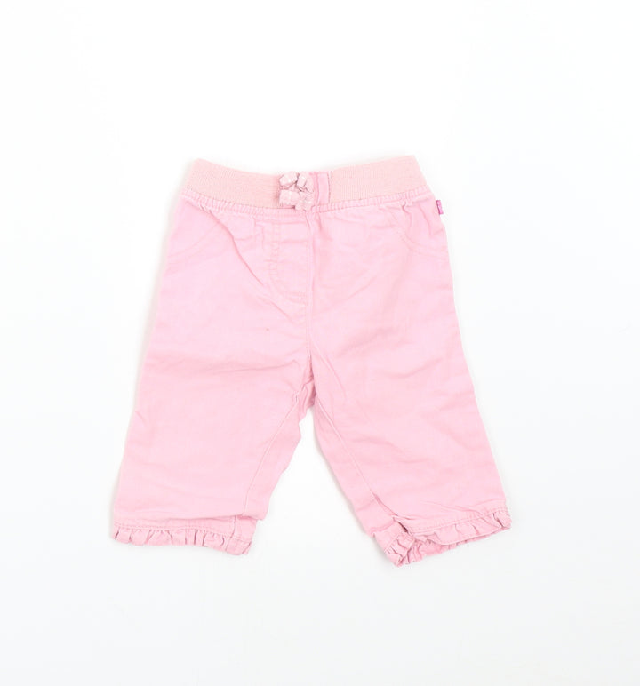 Debenhams Baby Pink Track Pants Trousers Size 3-6 Months