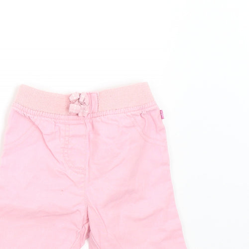 Debenhams Baby Pink   Track Pants Trousers Size 3-6 Months