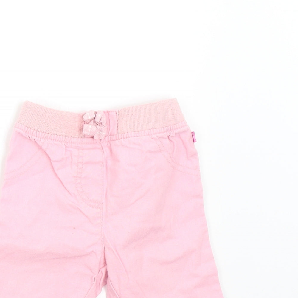 Debenhams Baby Pink   Track Pants Trousers Size 3-6 Months
