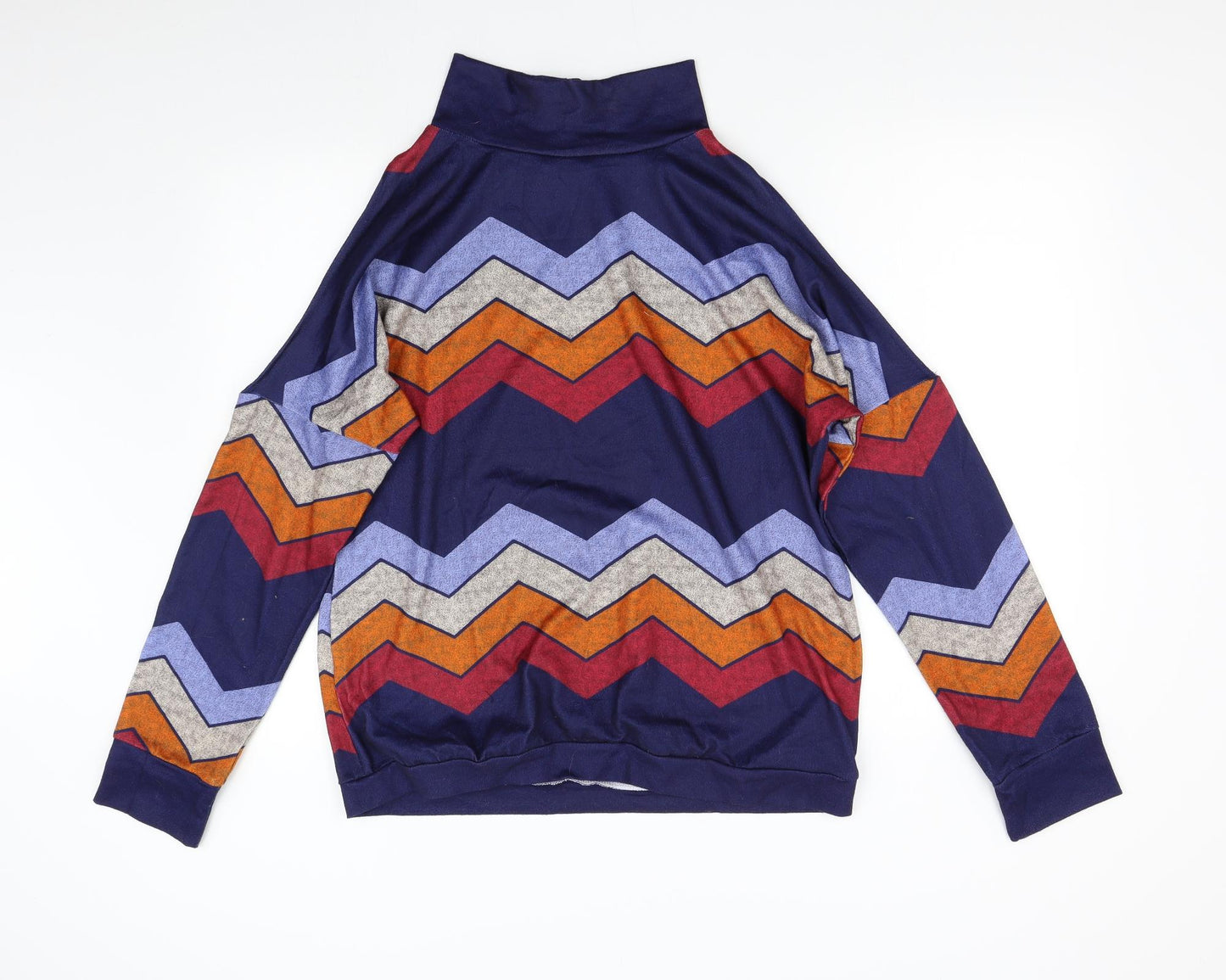 Yoins Womens Multicoloured Striped  Pullover Sweatshirt Size 18