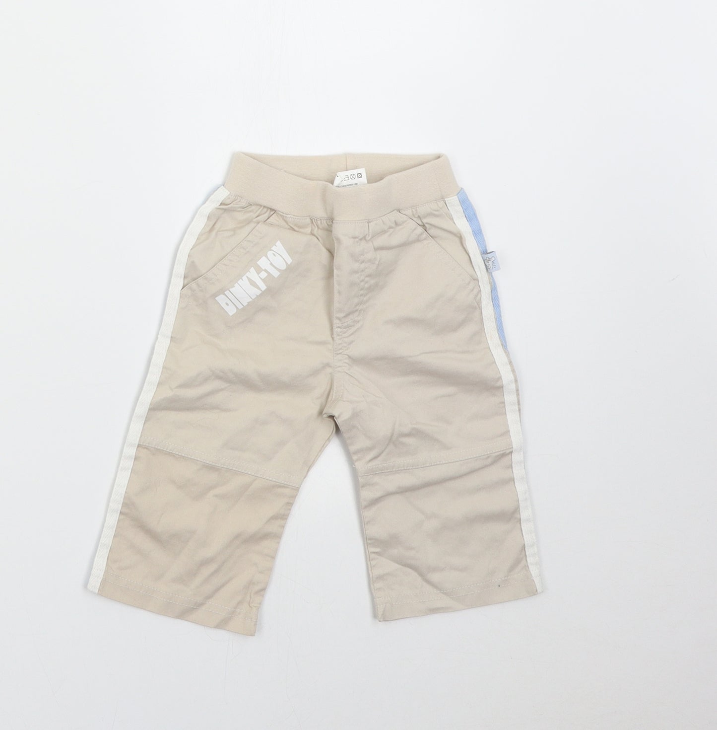 Preworn Baby Beige   Track Pants Trousers Size 3-6 Months