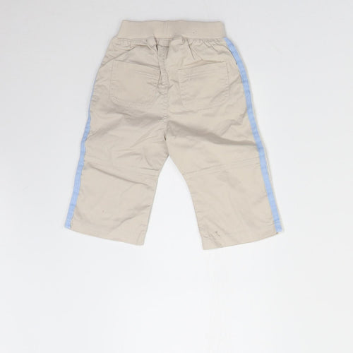Preworn Baby Beige   Track Pants Trousers Size 3-6 Months