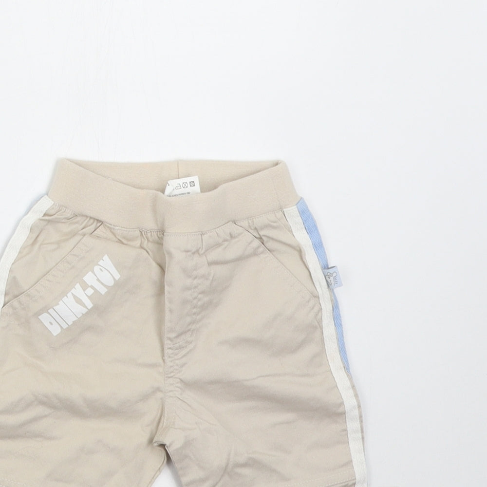 Preworn Baby Beige   Track Pants Trousers Size 3-6 Months