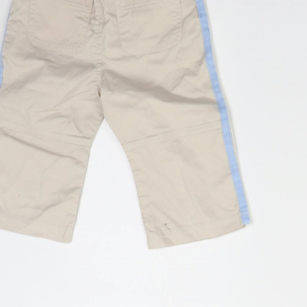 Preworn Baby Beige   Track Pants Trousers Size 3-6 Months