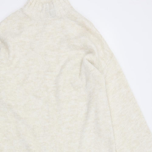 New Look Womens Beige  Knit Jumper Dress  Size S
