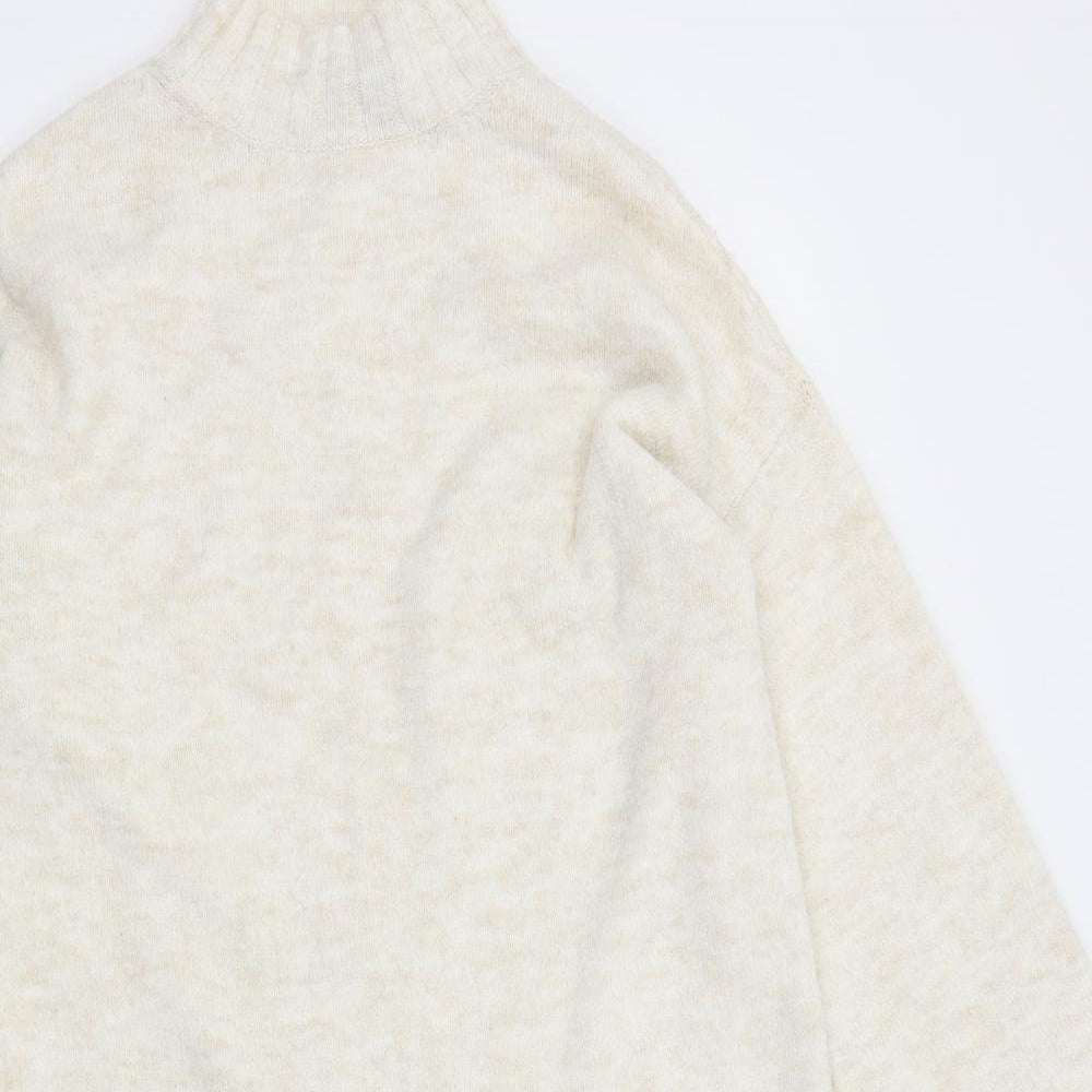 New Look Womens Beige  Knit Jumper Dress  Size S