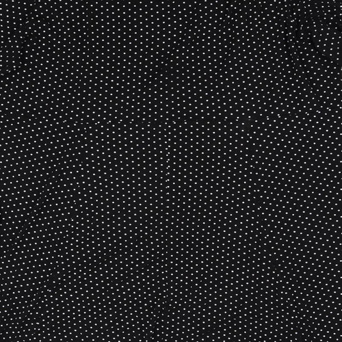 Yours Womens Black Polka Dot  T-Shirt Dress  Size 22