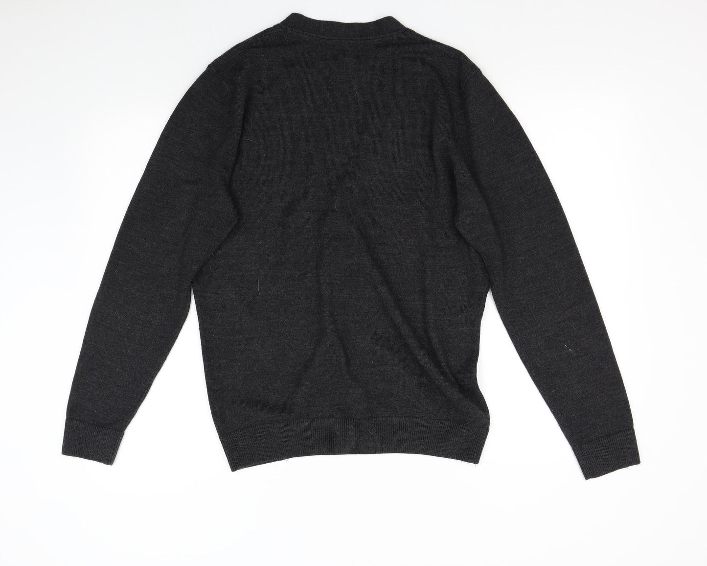 River Island Womens Grey  Knit Cardigan Jumper Size M