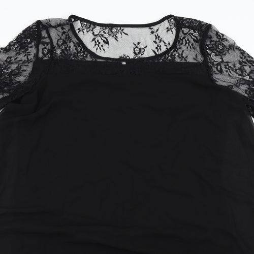 Preworn Womens Black   Slip Dress  Size L