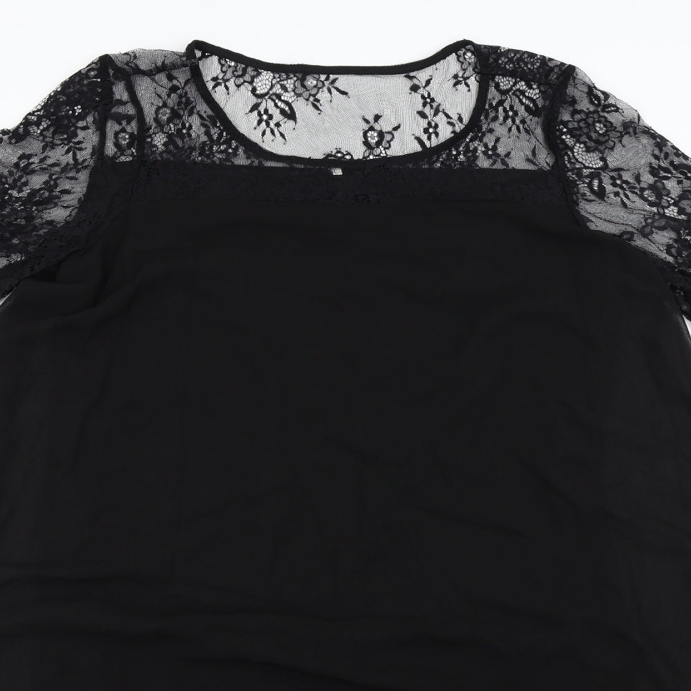 Preworn Womens Black   Slip Dress  Size L