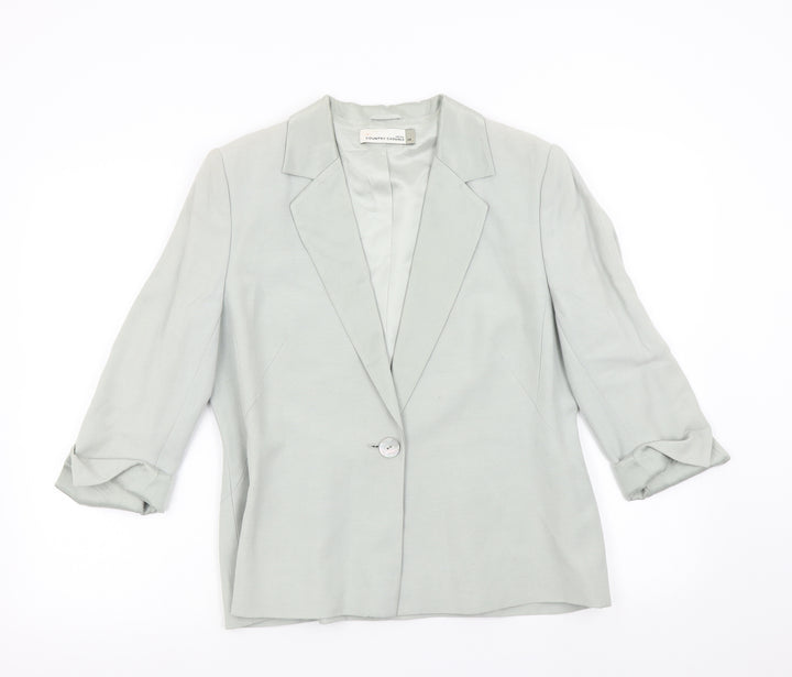 Country Casuals Womens Green   Jacket Blazer Size 14