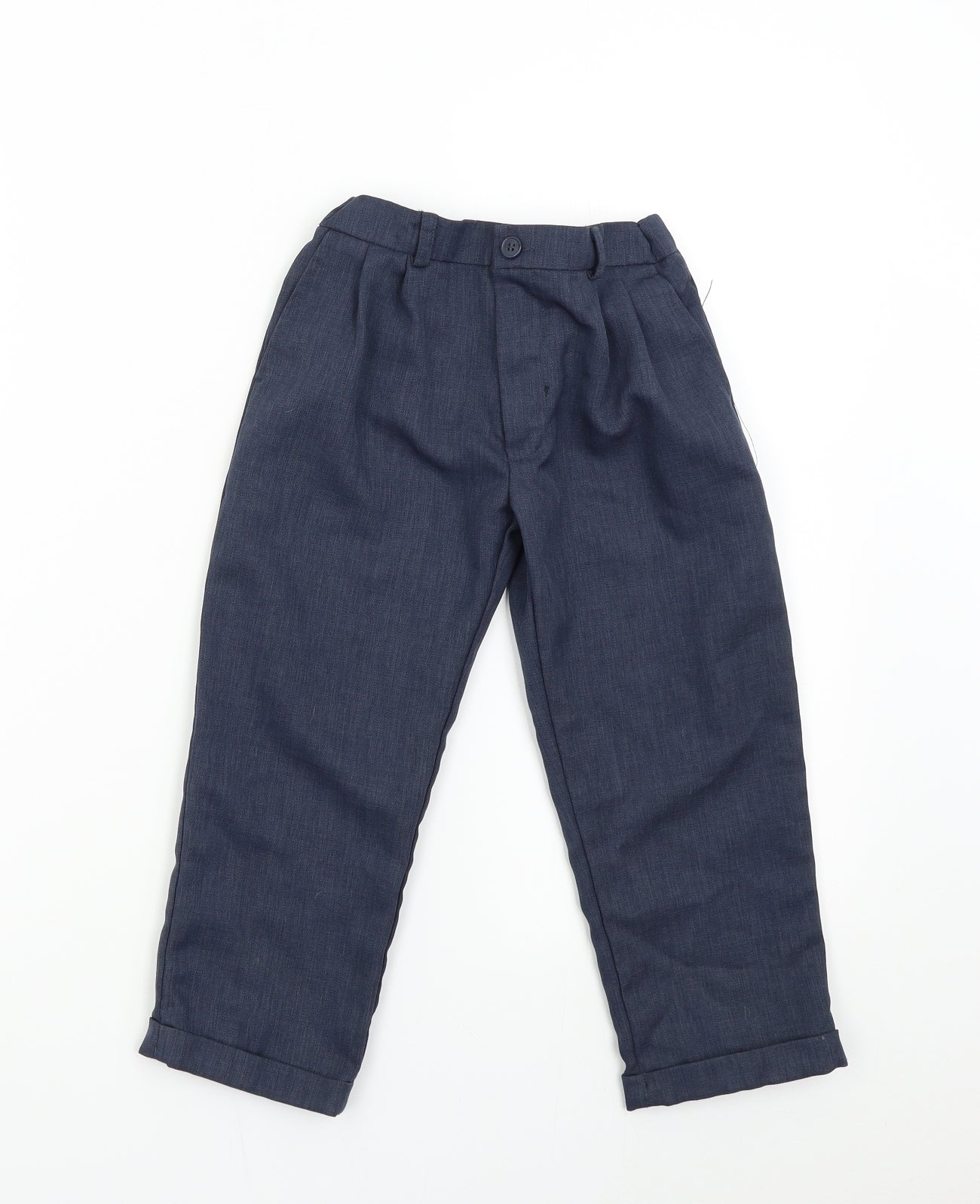 Preworn Girls Blue   Dress Pants Trousers Size 4 Years