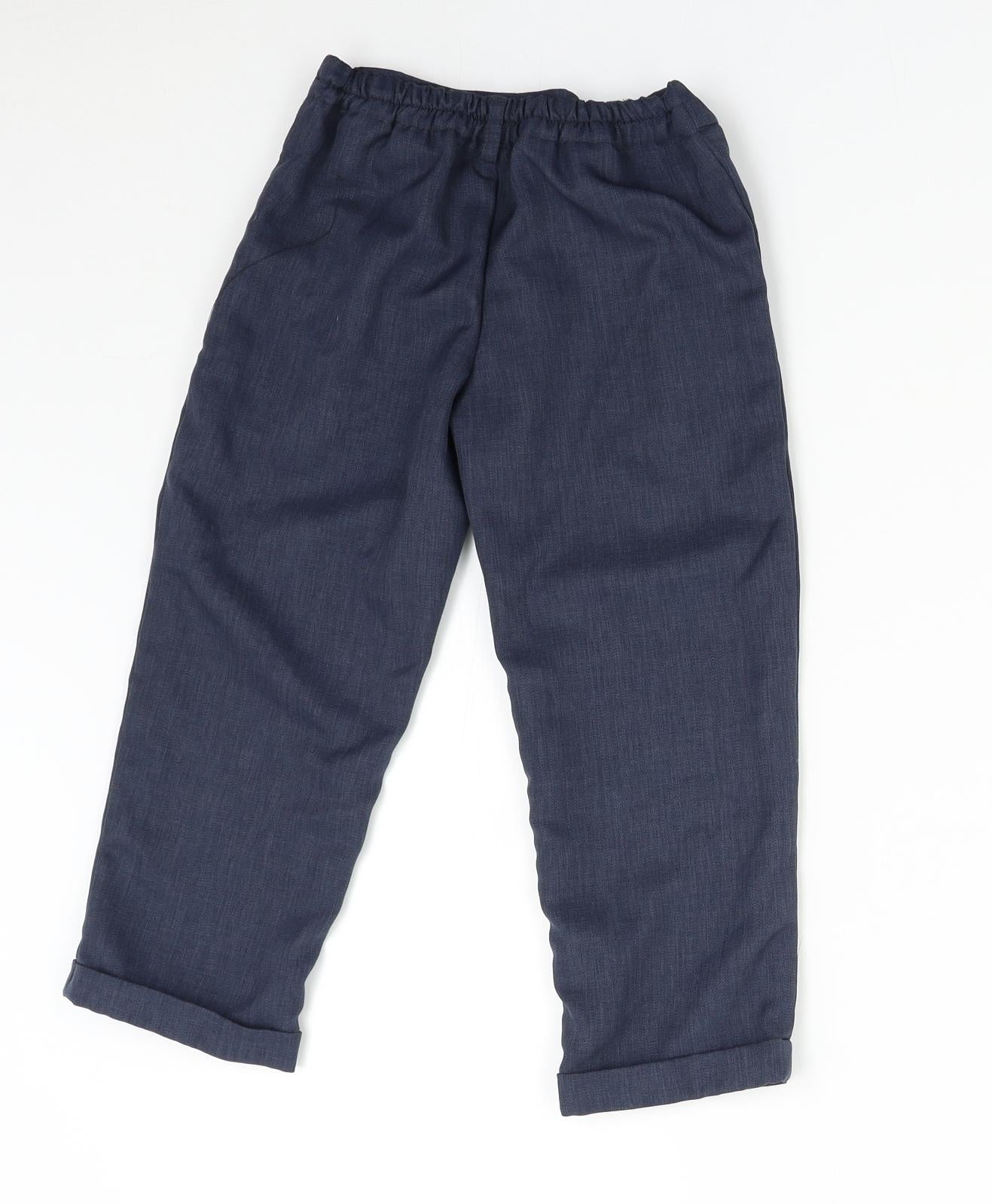 Preworn Girls Blue   Dress Pants Trousers Size 4 Years