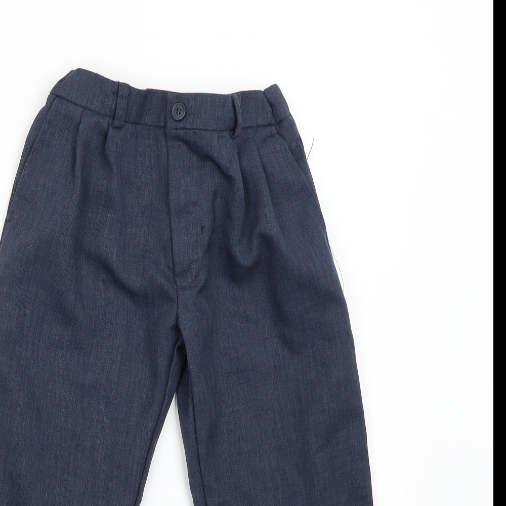Preworn Girls Blue   Dress Pants Trousers Size 4 Years