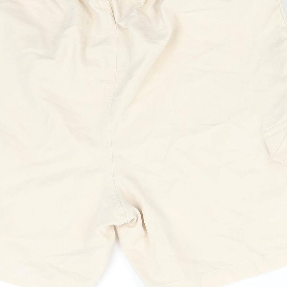 Isabelle Womens Beige   Cargo Shorts Size 14
