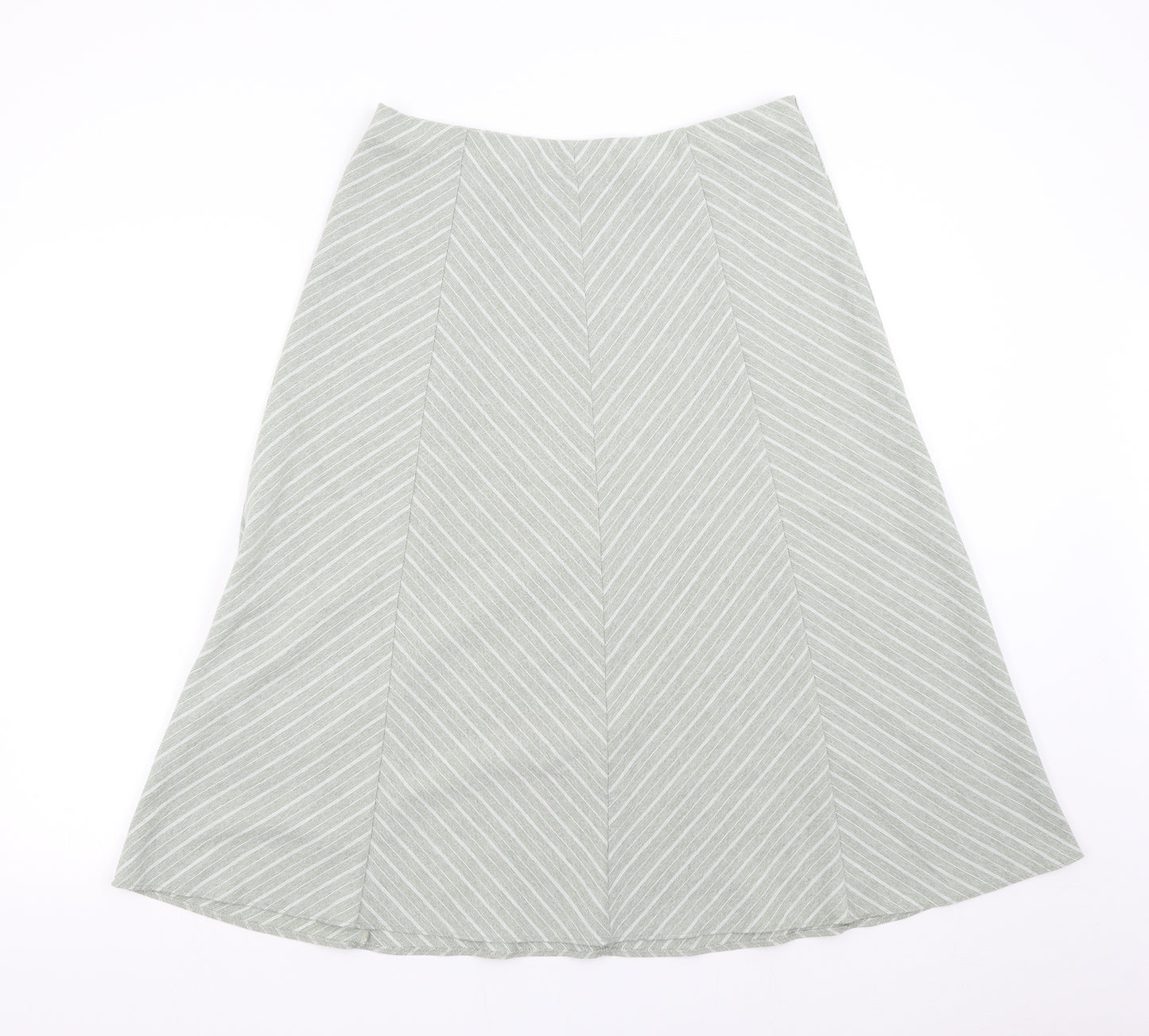 Sarah Hamilton Womens Green   A-Line Skirt Size 14