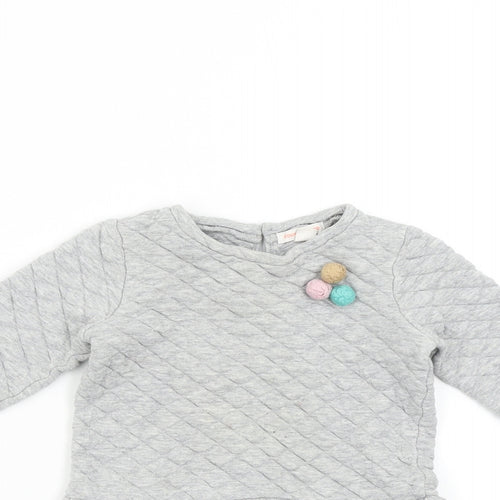 Country Road Baby Grey   Jumper Dress  Size 18-24 Months