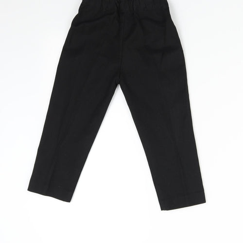 AST Boys Black   Dress Pants Trousers Size 3-4 Years - School