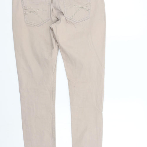 South Womens Beige   Skinny Jeans Size 10 L32 in