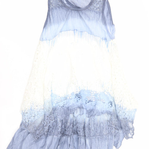 Apricot Womens Blue Floral  Fit & Flare