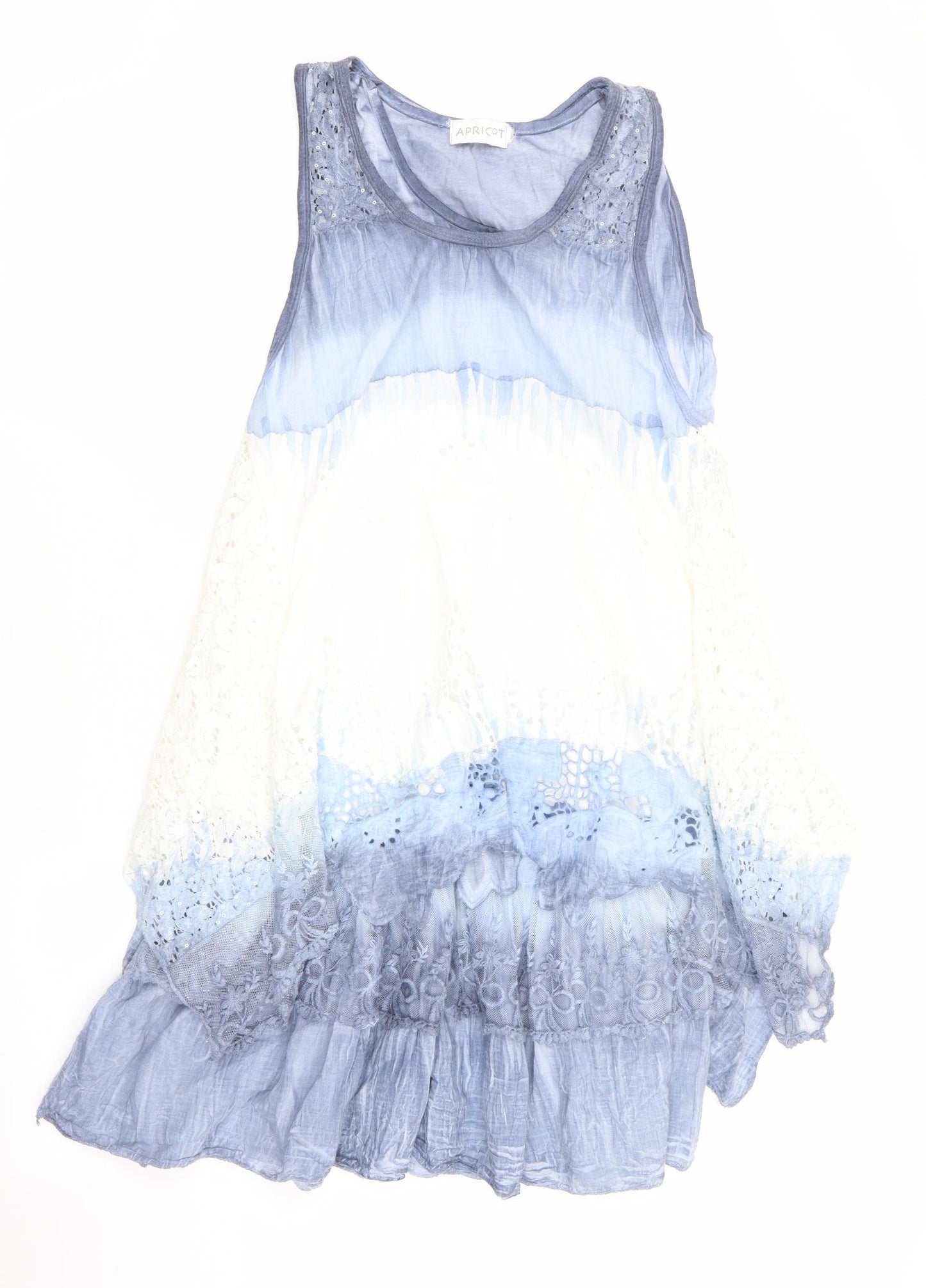Apricot Womens Blue Floral  Fit & Flare