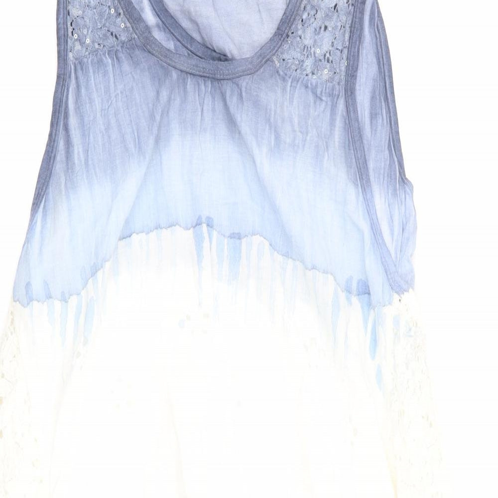 Apricot Womens Blue Floral  Fit & Flare