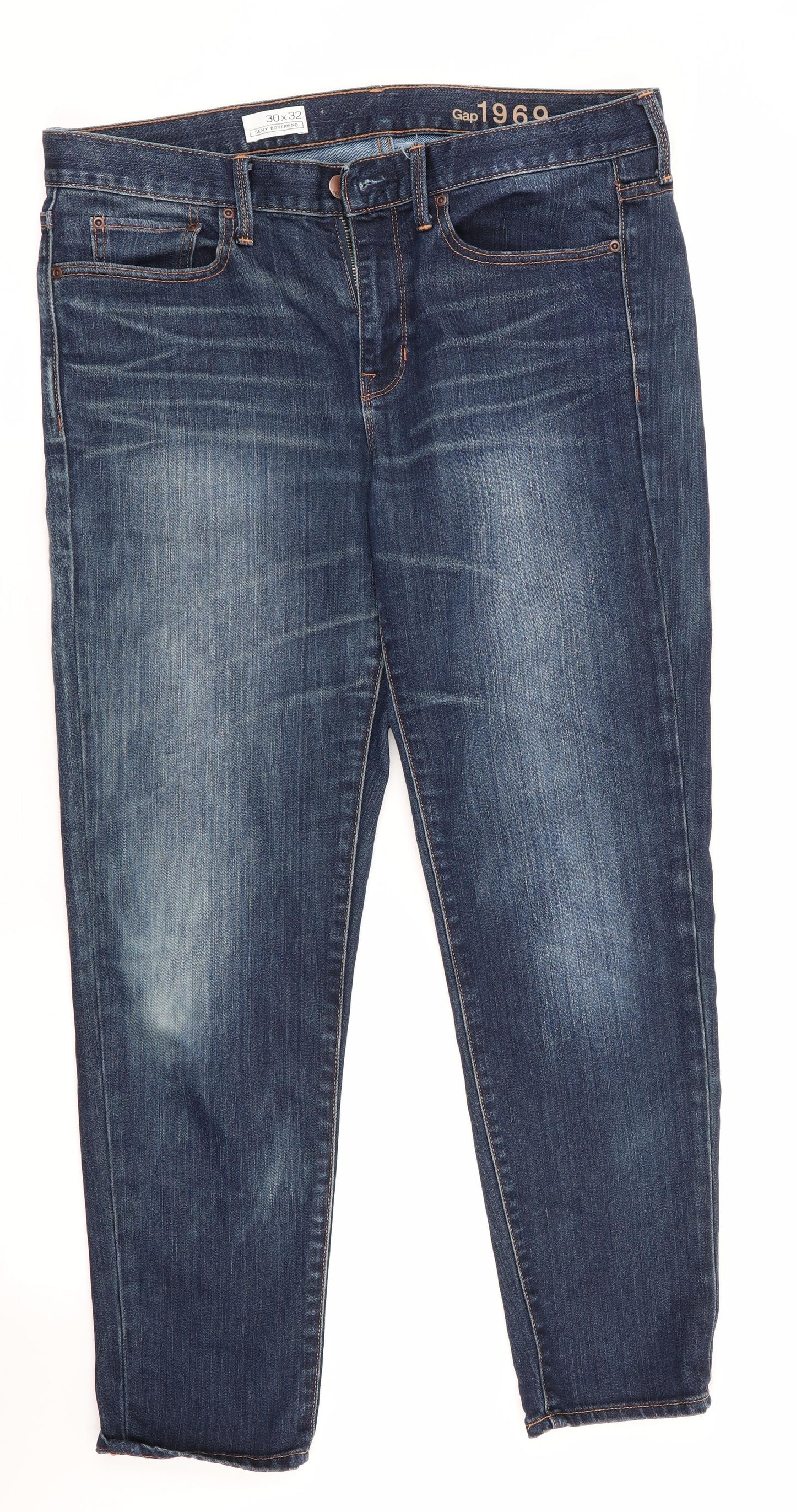 Gap Womens Blue   Boyfriend Jeans Size 30 in L27 in