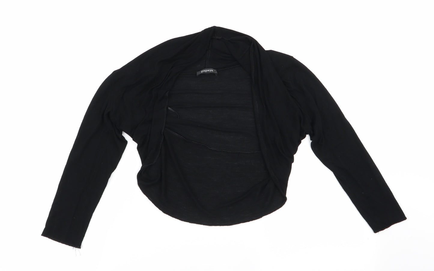 Papaya Womens Black   Cardigan Jumper   - Shrug Style Cardigan