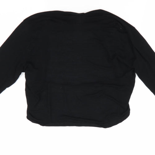 Papaya Womens Black   Cardigan Jumper   - Shrug Style Cardigan