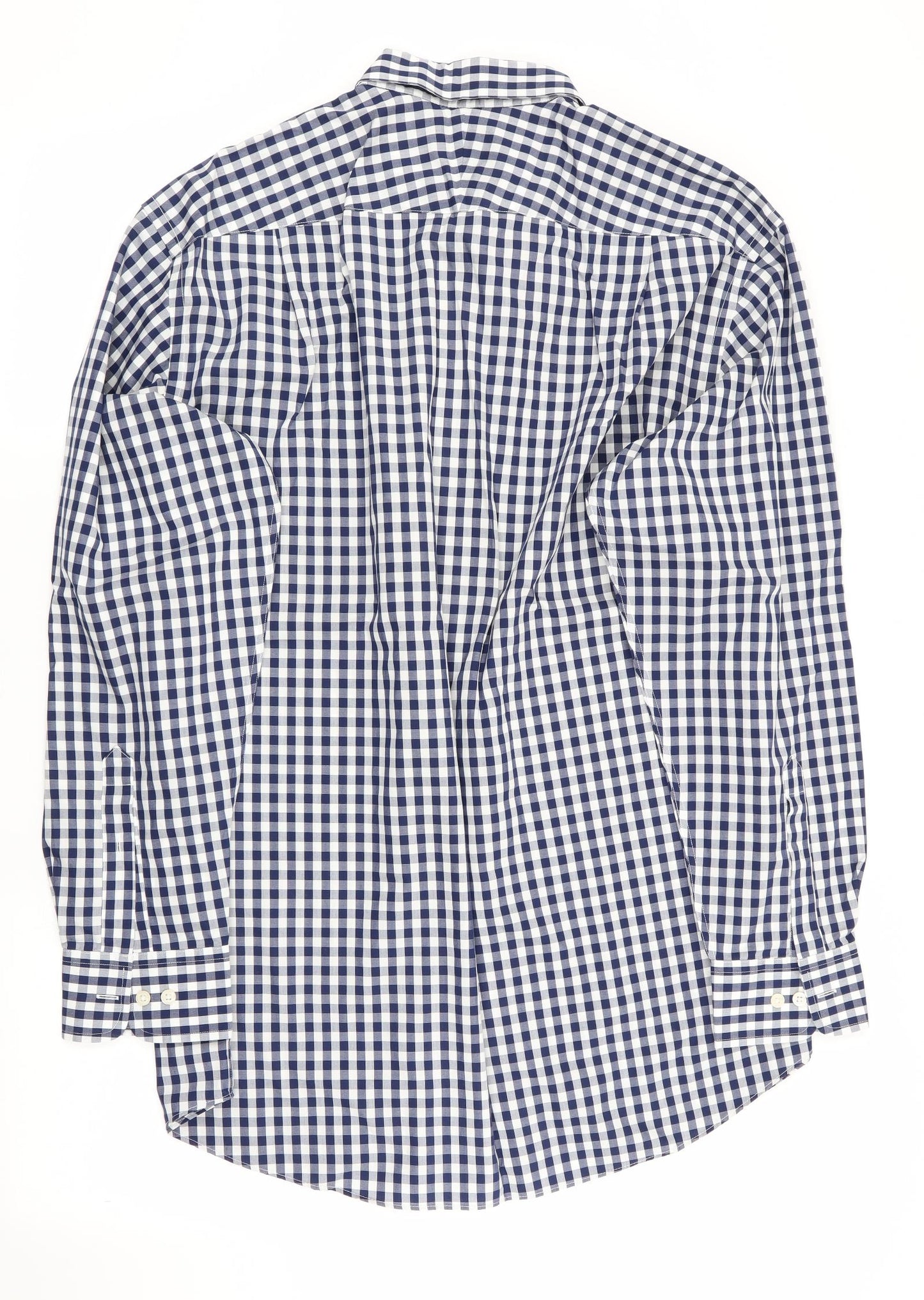 Charles Tyrwhitt Mens Blue Check   Button-Up Size XL